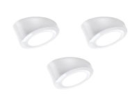 Logo Kit 3 mino blanc - kit mino - 3 spots � poser + embase inclin�e en