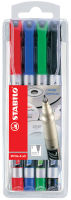 Logo Stabilo marqueur permanent write-4-all, s, �tui en plastique 5651534
