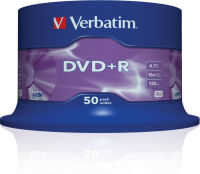 Logo Verbatim tour de 50 dvd+r 16x 43550 712855