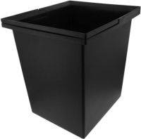 Logo Poubelle select 17 litres, plastique, noir 235432