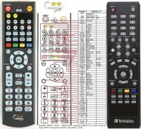 Logo T�l�commande pour verbatim mediastation-g-dvd riv-6593