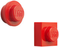 Logo Lego set d'aimants, 2 pi�ces, rouge 58300064