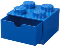 Logo Lego brique tiroir desk drawer 4, 1 tiroir, bleu 58300089