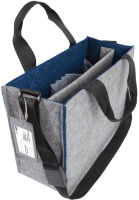 Logo Sigel sacoche en feutre desk sharing bag bicolor m, marron 8204507