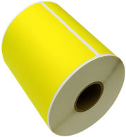 Logo Rillprint �tiquettes en rouleau zebra, 102 x 152 mm, jaune 71700637