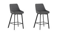 Logo Felix gris - lots de 2 assises hauteur plan felix avec assise tissu