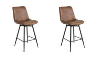 Logo C�sar camel - lots de 2 assises hauteur plan c�sar avec assise tissu