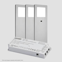 Logo Luma aluminium - kit luma - 3 spots � poser en coloris aluminium +