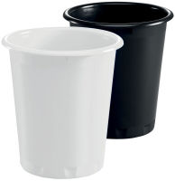Logo Durable corbeille � papier basic, plastique, 13 litres,blanc 9572010
