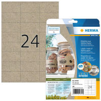 Logo Herma �tiquette en papier silphie, 97 x 42,3 mm, brun 6504363
