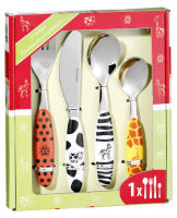 Logo Esmeyer couverts pour enfants safari, 4 pi�ces, inox 18/0 6452026