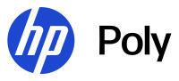 Logo Hp poly blackwire 600/700 leatherette ear cushions 2 pieces 47089247