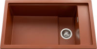 Logo Tosca terracotta - cuve sous-plan ou � encastrer luisina 1 grand bac