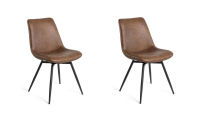 Logo C�sar camel - lots de 2 assises hauteur table c�sar avec assise tissu