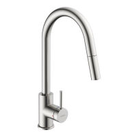 Logo Rc340f55k01 - mitigeur de cuisine luisina, bec pivotant inox avec
