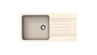Logo Dolce champagne - evier � encastrer luisina 1 grand bac, 1 �gouttoir