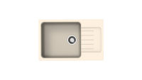 Logo Dolce champagne - evier � encastrer luisina 1 grand bac, 1 petit