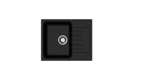 Logo Dolce full black - evier � encastrer luisina 1 petit bac, 1 petit