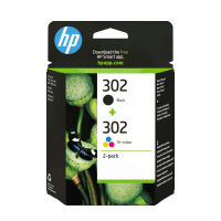 Logo Hp 302 original ink cartridge x4d37ae combo 2-pack 2625716