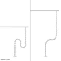 Logo Neomounts cable spine organizer for sit/stand desk frames screw mounted white 48069421
