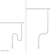 Logo Neomounts cable spine organizer for sit/stand desk frames magnet mounted white 48069427