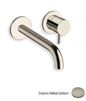 Logo Mitigeur lavabo mural triverde - tv25780 m�tal brillant