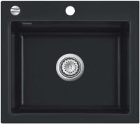 Logo Succes nero - cuve � encastrer luisina 1 grand bac coloris nero ev5057009