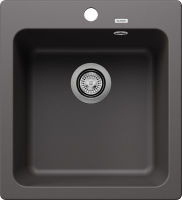 Logo Evier blanco naya - silgranit gris rocher - 525223
