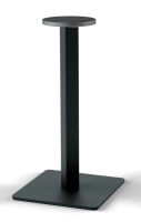 Logo Pied geny carr� noir 882 mm - pied central geny en acier noir h 882 mm et embase carr�e 500 mm 34921