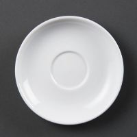 Logo Soucoupes pour tasses � expresso olympia whiteware (lot de 12) cb465