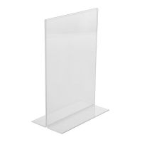 Logo Porte-menu vertical en acrylique olympia a5 cc446