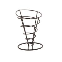 Logo Support conique pour frites noir olympia cl319