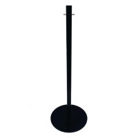 Logo Poteau d'accueil noir t�te plate bolero df010