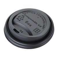 Logo Couvercles gobelets boissons chaudes cpla compostables fiesta compostable 225 ml (lot de 1000) ds052