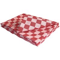 Logo Torchon de cuisinier vogue rouge e579