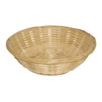 Logo Corbeille � pain en osier olympia ronde (lot de 6) y570