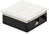 Logo Tsuno blanc - prise � encastrer coloris blanc 2 prises ze0158006