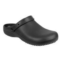 Logo Nisbets essentials chefs clog black 3637 b979-3637