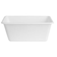 Logo Barquettes alimentaires en bagasse fiesta compostable 1000ml (lot de 100) hw036