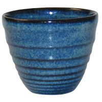 Logo Pots � frites churchill bit on the side blue 284ml (lot de 12) dl412
