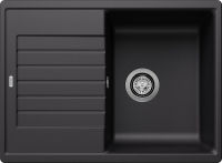 Logo Evier blanco zia - silgranit noir - 526009