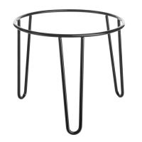 Logo Rehausseur rond en m�tal antid�rapant olympia noir 210x180mm hy984