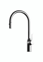 Logo Rc135do015 - mitigeur de cuisine luisina, bec pivotant chrom� avec douchette extractible double jet