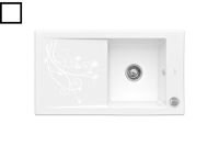 Logo Timeline stone white - evier � encastrer villeroy & boch 1 bac, 1 �gouttoir coloris stone white ev3307 02 rw