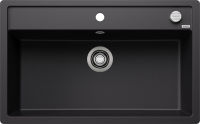 Logo Evier blanco dalago - silgranit noir - 525878