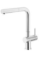 Logo Rc115do015 - mitigeur de cuisine luisina, bec pivotant chrom� avec douchette extractible monojet