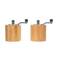 Logo Ensemble moulins � sel et � poivre olympia bois clair ce246