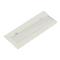 Logo Sacs snack chaud en papier glassine compostable avec fen�tre natureflex vegware (lot de 1000) dw639
