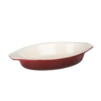 Logo Plat � gratin ovale rouge vogue 650ml gh317
