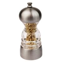 Logo Moulin � sel et poivre en inox olympia 135x55mm gm233